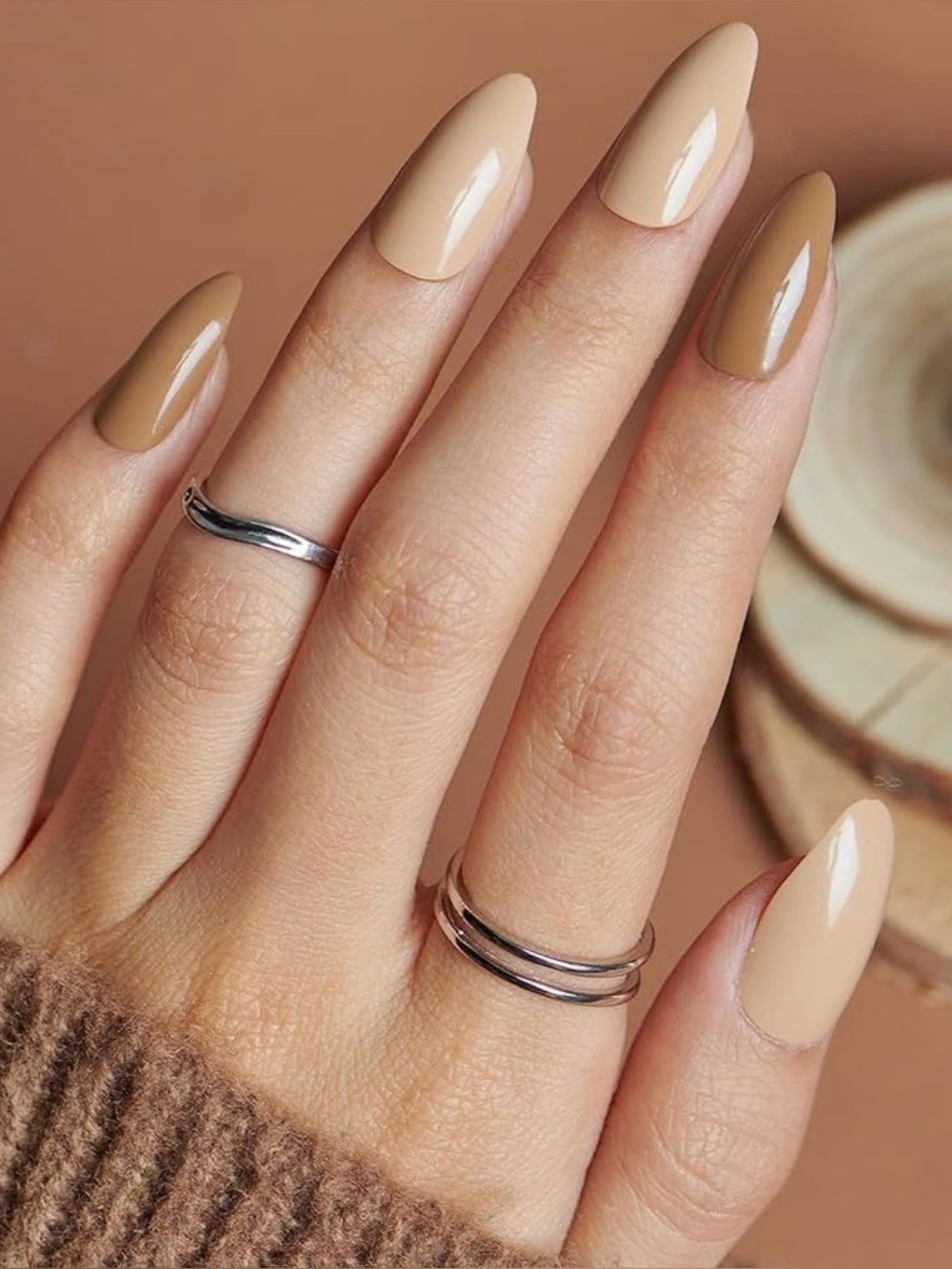 LACHEER Realistic Press On Nails